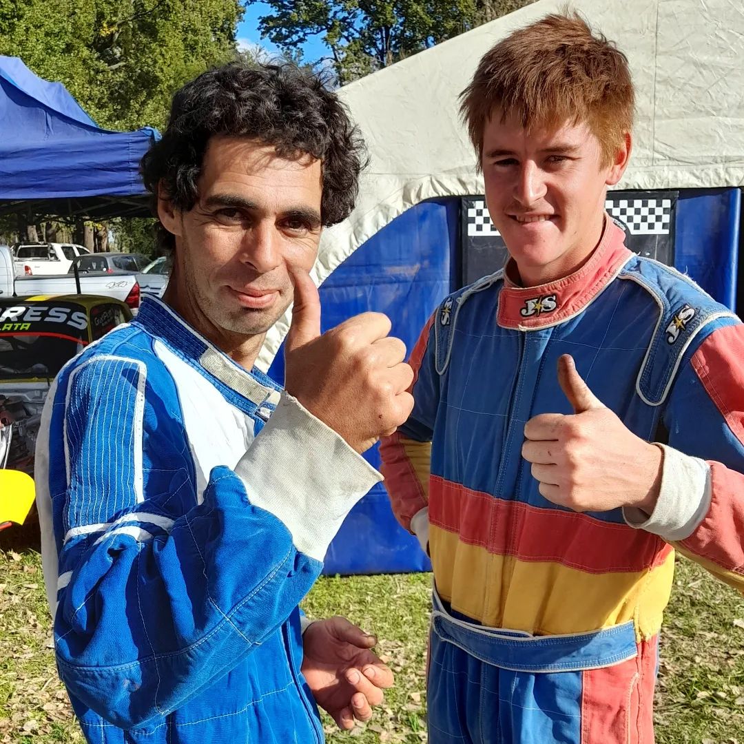 Joaquín Serrano en acción en el Circuito Martín Fierro
